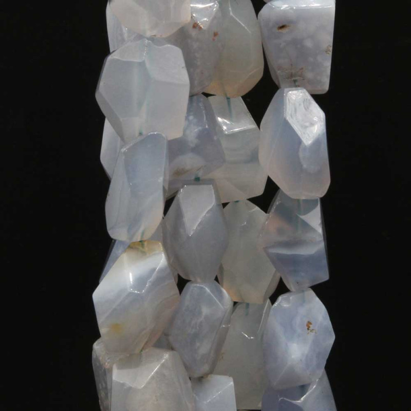 Calcedonio Pepita smussata 18/20 mm 2 pz (calc57pep) - pietreeminuterie.com