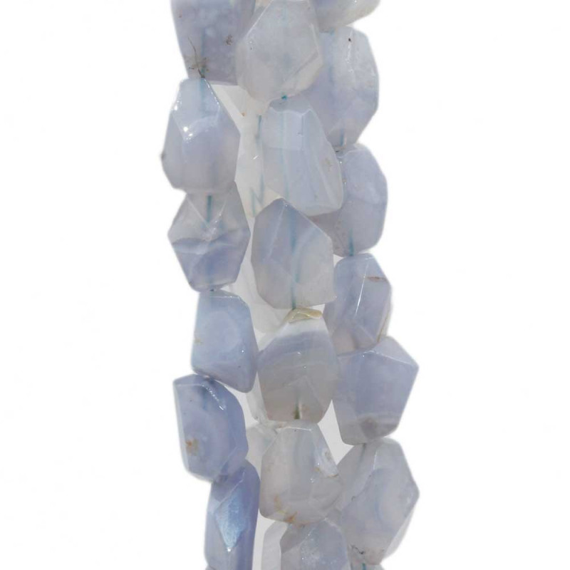 Calcedonio Pepita smussata 18/20 mm 2 pz (calc57pep) - pietreeminuterie.com