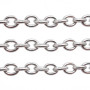 Catena acciaio maglia ovale 1.6x1.8 mm pacco 1 mt