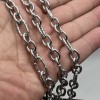 Rorolo 10 mt Catena in acciaio maglie ovali alternate 14x8 mm 9.5x7.5 mm (altddv77) - pietreeminuterie.com