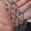 Catena in acciaio ovale striata 14x9.5 mm 50 cm (stri89vvz) - pietreeminuterie.com