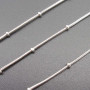 Catene in acciaio serpentina a palline 2 mm 50 cm