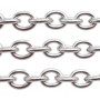 Catena acciaio maglia ovale 7.5x6 mm pacco 1 mt