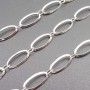 Catena acciaio maglia allungata ovale 9.2x4.3 mm pacco 1 mt