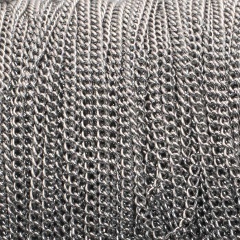 Catena acciaio maglia piatta 2.5x2 mm pacco 1 mt