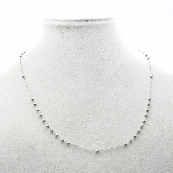 Catena acciaio palline alternate tonde 3 mm 1 mt