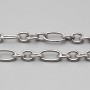 Catena in acciaio doppia maglia ovale 14x7 mm 8x6 mm conf. 50 cm