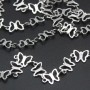 Catena in acciaio farfalla 6.8x6 mm 1 mt