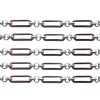 Catena in acciaio maglia ovale 13.5x4.4 tonda 3.8 mm 50 cm (ov1459o) - pietreeminuterie.com