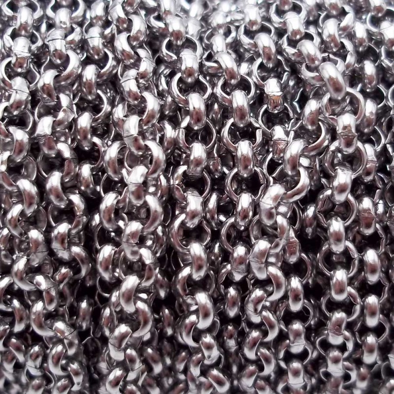 Catena rolò 6 mm acciaio pacco 1 metro (rol10c6m) - pietreeminuterie.com