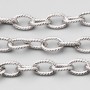 Catene acciaio ovale intagliata 9x6 mm conf. 50 cm