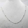 Catene acciaio serpentina palline 3.3 mm pacco 50 cm (ctasss2) - pietreeminuterie.com