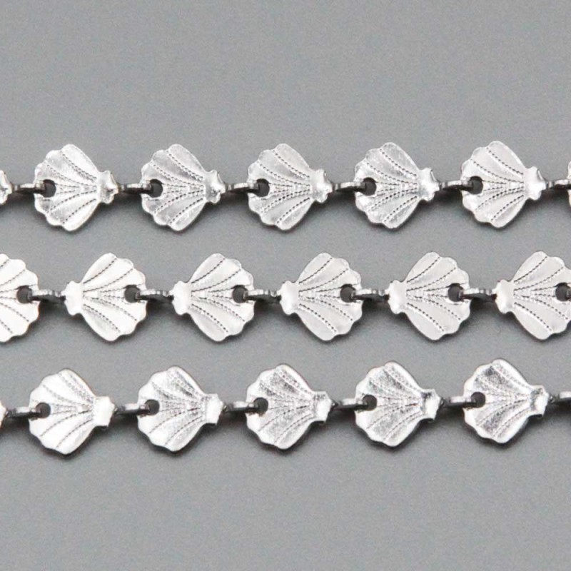 Catene in acciaio conchiglia 5.8 mm conf. 50 cm (con-73999) - pietreeminuterie.com
