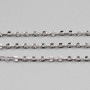 Catene in acciaio ovale intagliata 2.5x2 mm conf. 1 metro