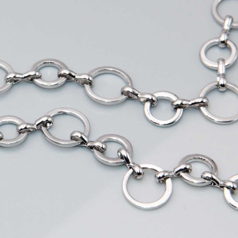 Catena in acciaio doppia maglia tonda 8, 10 mm conf. 50 cm (cta-810) - pietreeminuterie.com