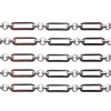 Catena in acciaio maglia ovale 13.5x4.4 tonda 3.8 mm 50 cm (ov1459o) - pietreeminuterie.com