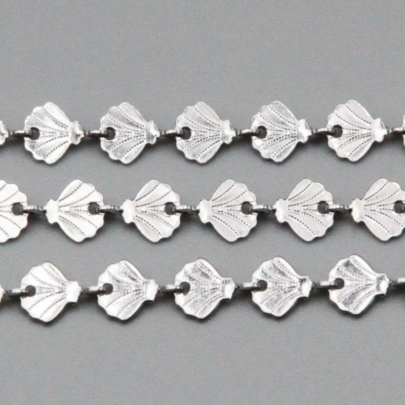 Catene in acciaio conchiglia 5.8 mm conf. 50 cm (con-73999) - pietreeminuterie.com