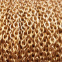 Catene in acciaio maglia ovale 1.51 mm oro 1 mt