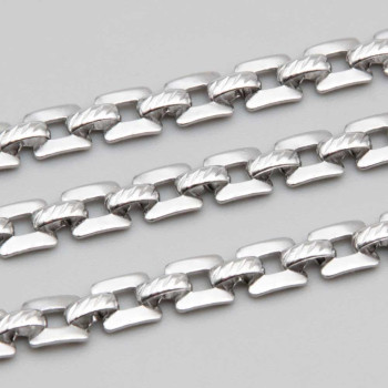 Catena in acciaio maglia 6x5.5 mm conf. 50 cm