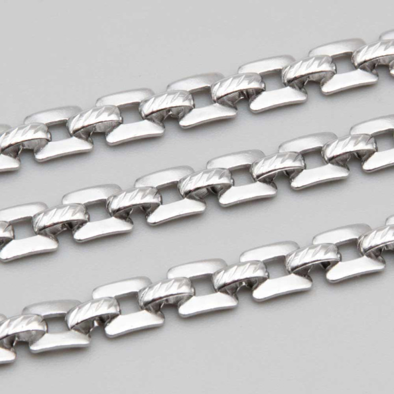 Catena in acciaio maglia 6x5.5 mm conf. 50 cm (ctcaa9-10) - pietreeminuterie.com
