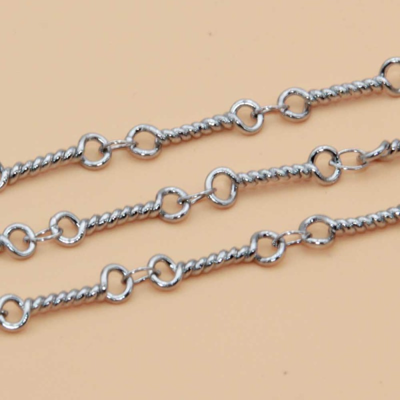 Catena in acciaio annodata 12 mm conf. 50 cm