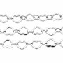 Catena in acciaio cuori 6 mm conf. 1 mt