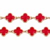 Catena in acciaio smaltata rossa 7 mm conf. 50 cm Catena in acciaio smaltata rossa 7 mm conf. 50 cm