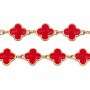 Catena in acciaio smaltata rossa 7 mm conf. 50 cm