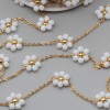 Catena acciaio oro con fiore cristalli bianchi 10 mm conf. 50 cm - fio-1825 - pietreeminuterie.com Catena acciaio oro con fiore cristalli bianchi 10 mm conf. 50 cm (fio-1825) - pietreeminuterie.com