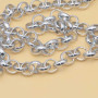Catena alluminio rolò argento 8 mm conf.1 mt