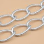 Catena in alluminio 28x17.5 mm conf. 50 cm
