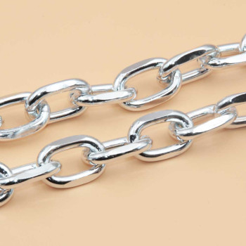 Catena alluminio ovale 20x12 mm conf. 50 cm