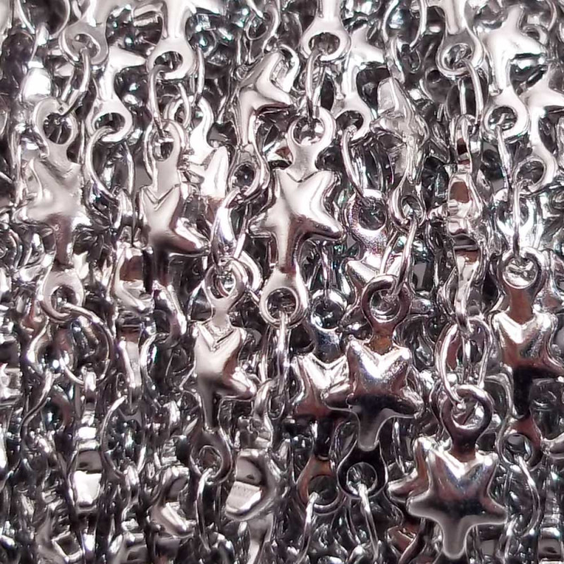 Rotolo catena stella acciaio 4.3 mm circa 10 metri (ste4mm11) - pietreeminuterie.com