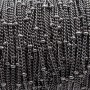 Catena pallina maglia schiacciata 1.4 mm 1 mt