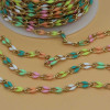 Catena rame smaltata colorata 18 kt gold plated 50 cm (18kt11ted1) - pietreeminuterie.com