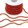 Catena tennis acciaio oro rubino 2 mm conf. 50 cm