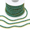 Catena tennis acciaio oro azzurri 2 mm conf. 50 cm Catena tennis acciaio oro azzurri 2 mm conf. 50 cm