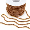 Catena tennis acciaio oro grigi 2 mm conf. 50 cm
