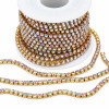 Catena tennis acciaio oro multicolor 2 mm conf. 50 cm Catena tennis acciaio oro multicolor 2 mm conf. 50 cm