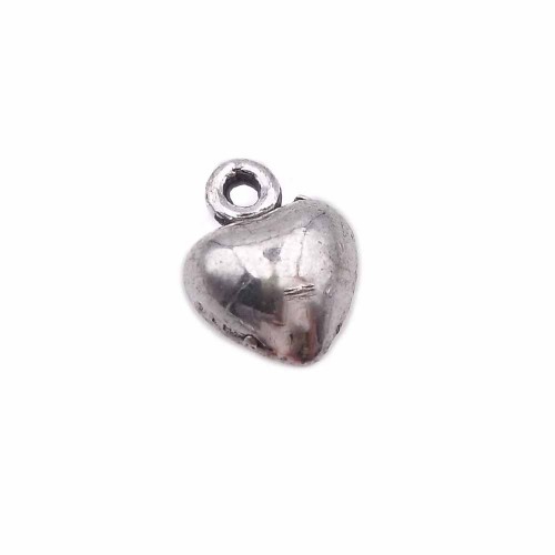 Charms In Metallo | Charms cuore pieno 7 mm pacco 20 pezzi - cup88