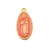 Charms religiosi arancione e oro 23.6x11 mm 1 pezzo (c1051) - pietreeminuterie.com
