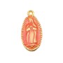 Charms religiosi arancione e oro 23.6x11 mm 1 pezzo 
