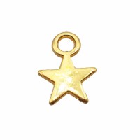 Charms stella 7.3 mm oro pacco da 25 pezzi