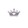 Pacco ingrosso Charms in acciaio coroncina 12.8x8.9 mm 10 pz