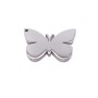 Charms in acciaio farfalla 13.9x9.8 mm 2 pz