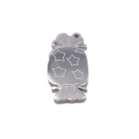 Pacco ingrosso Charms in acciaio caramella 13.9x7 mm 10 pz