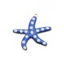 Charms stella marina acciaio blu 24.5 mm conf. 1 pz