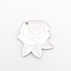 Pacco ingrosso charms rosa 14.8x12 mm 10 pezzi (fbcy1) - pietreeminuterie.com