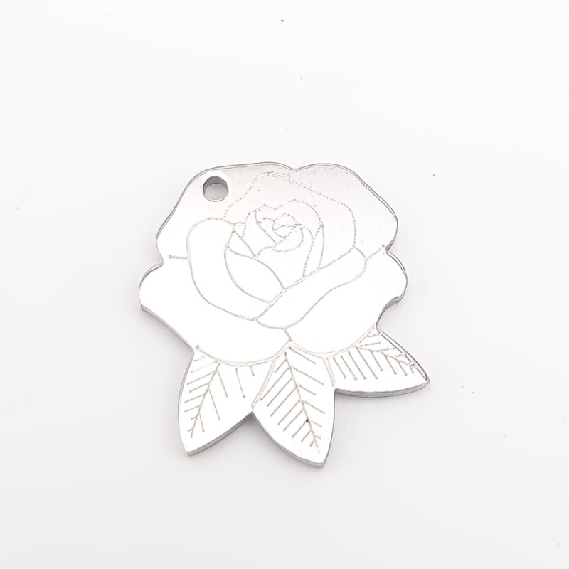 Pacco ingrosso charms rosa 14.8x12 mm 10 pezzi (fbcy1) - pietreeminuterie.com