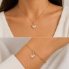 Ciondolo Charms acciaio oro cuore 16 mm cristallo rosa conf.1 pz Ciondolo Charms acciaio oro cuore 16 mm cristallo rosa conf.1 pz